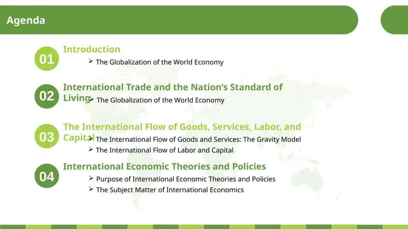 The Globalization of the World Economy 1