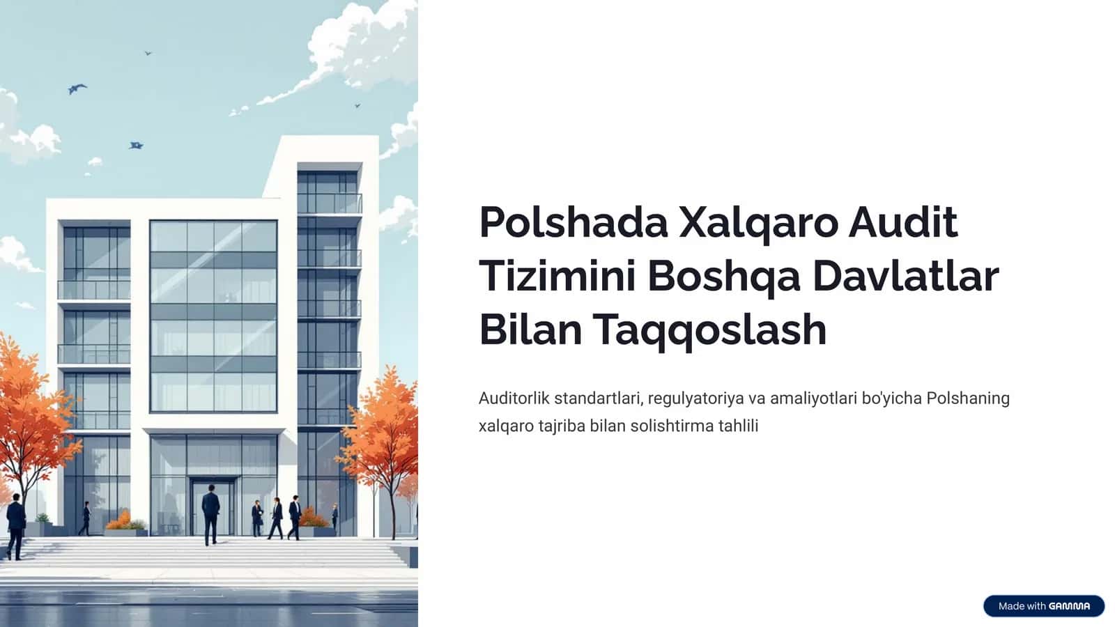 Polshada Xalqaro Audit Tizimini Boshqa Davlatlar Bilan Taqqoslash 1