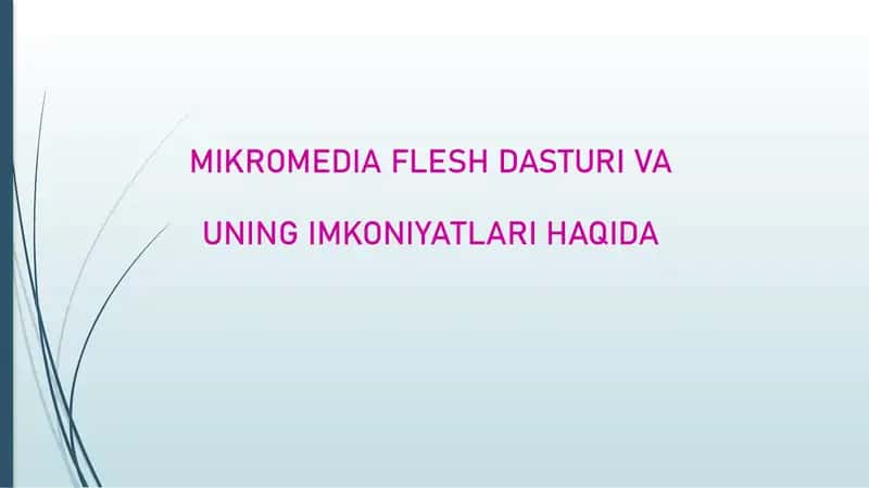 MIKROMEDIA FLESH DASTURI VA 1