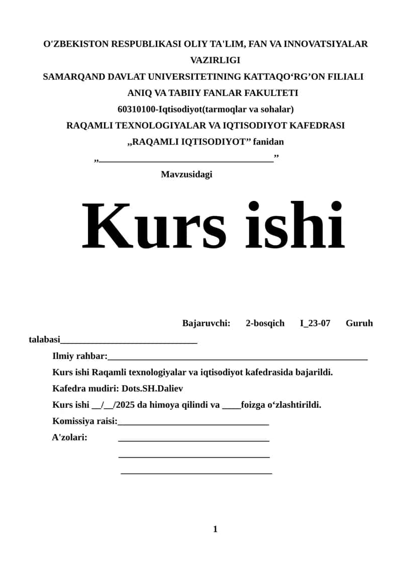 RAQAMLI TEXNOLOGIYALARNING NAZARIY ASOSLARI 1