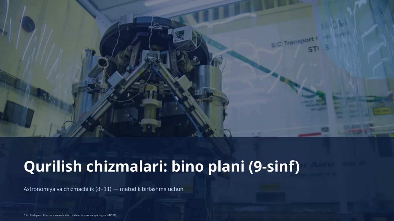 Qurilish chizmalari: bino plani (9-sinf) 1