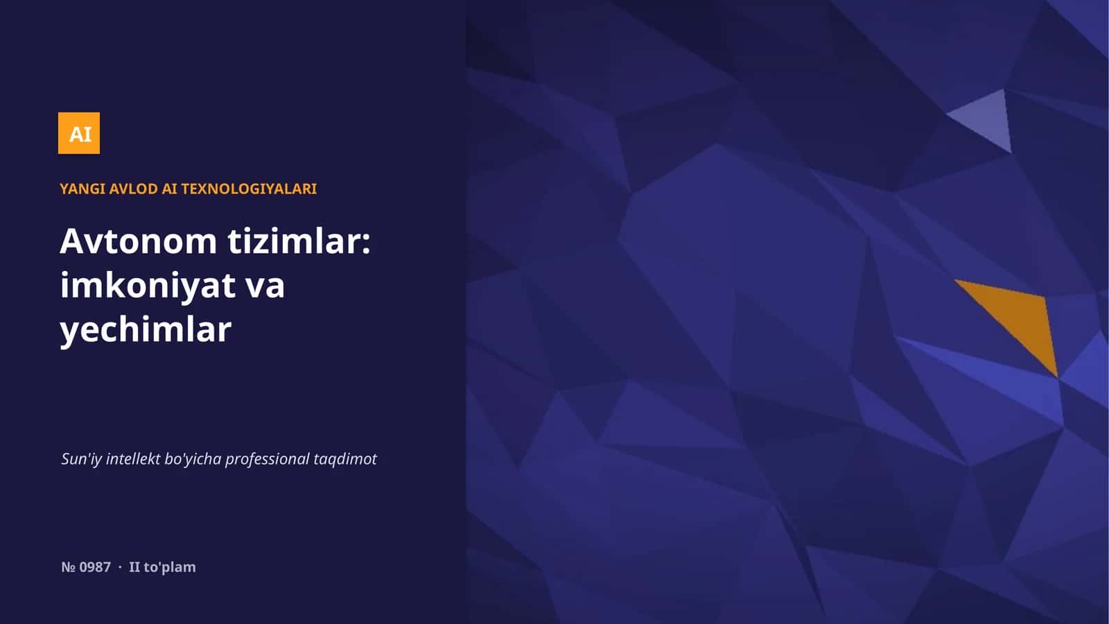 YANGI AVLOD AI TEXNOLOGIYALARI 1