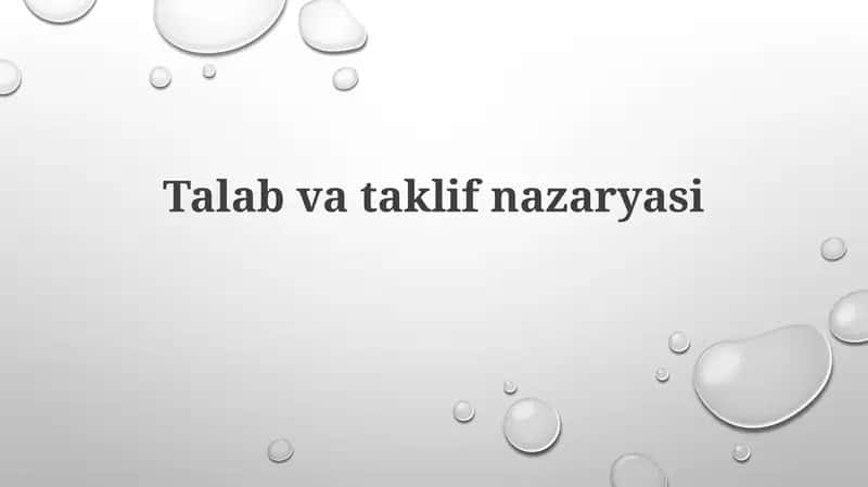 Talabvataklifnazaryasi 1