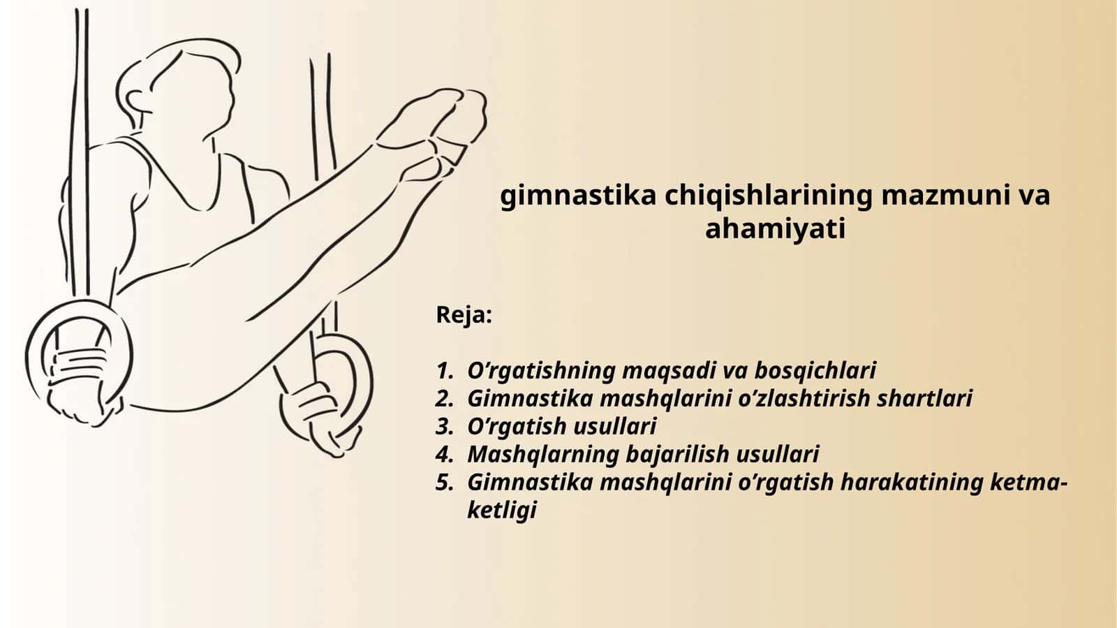 Gimnastika chiqishlarining mazmuni va ahamiyati 1