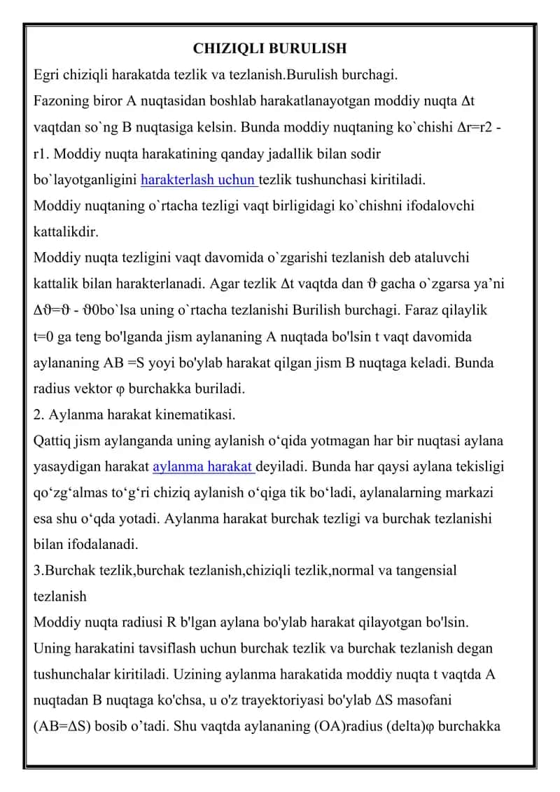CHIZIQLI BURULISH 1