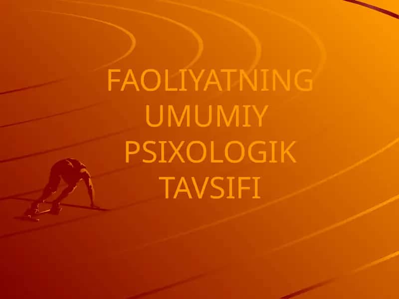 Psixologik faoliyat 1