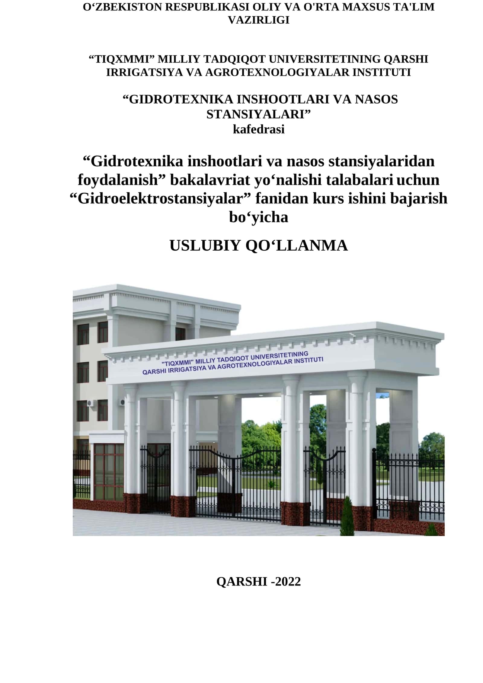 Gidroelektrostansiyalar 1