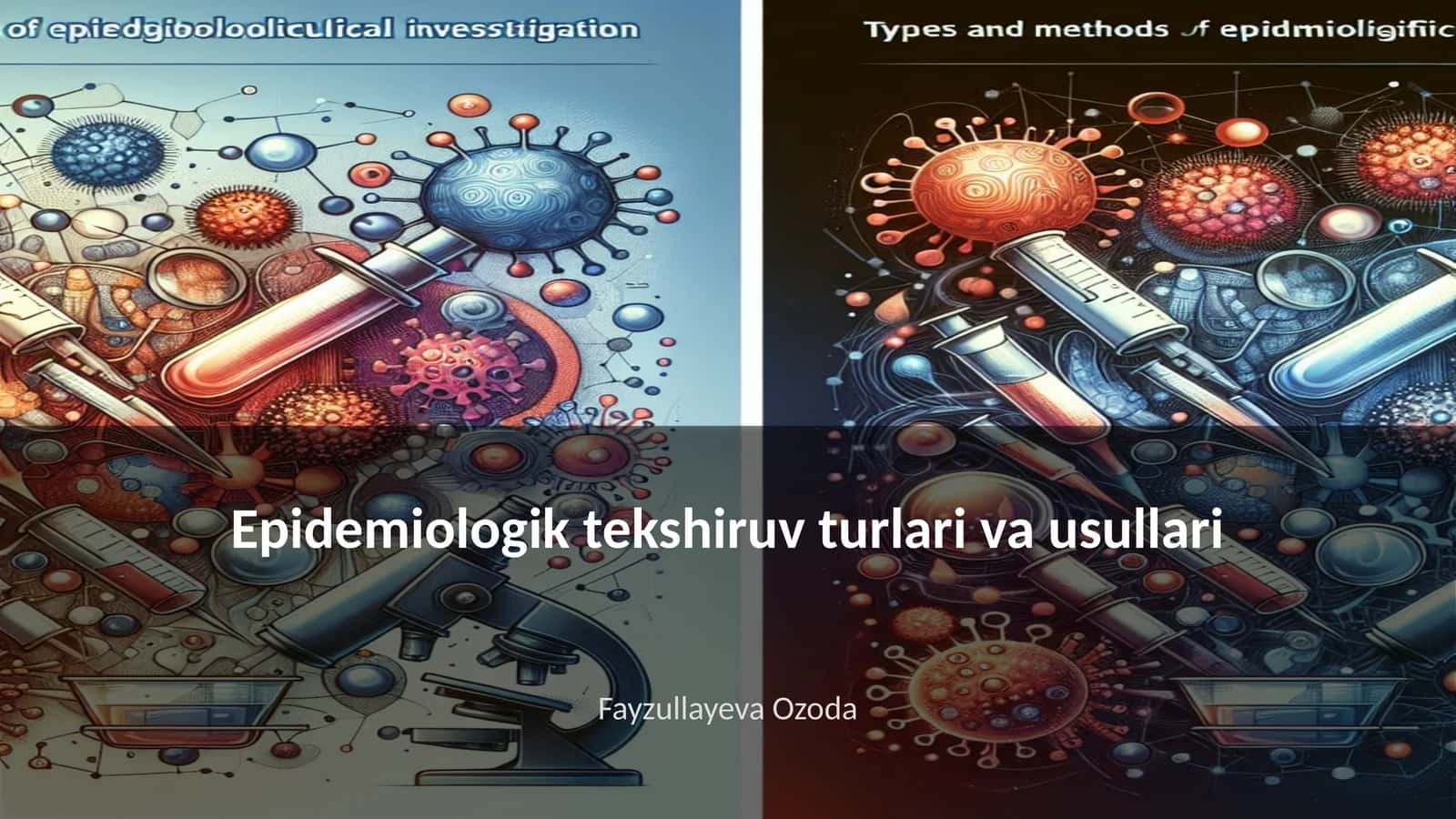 Epidemiologik tekshiruv turlari va usullari 1