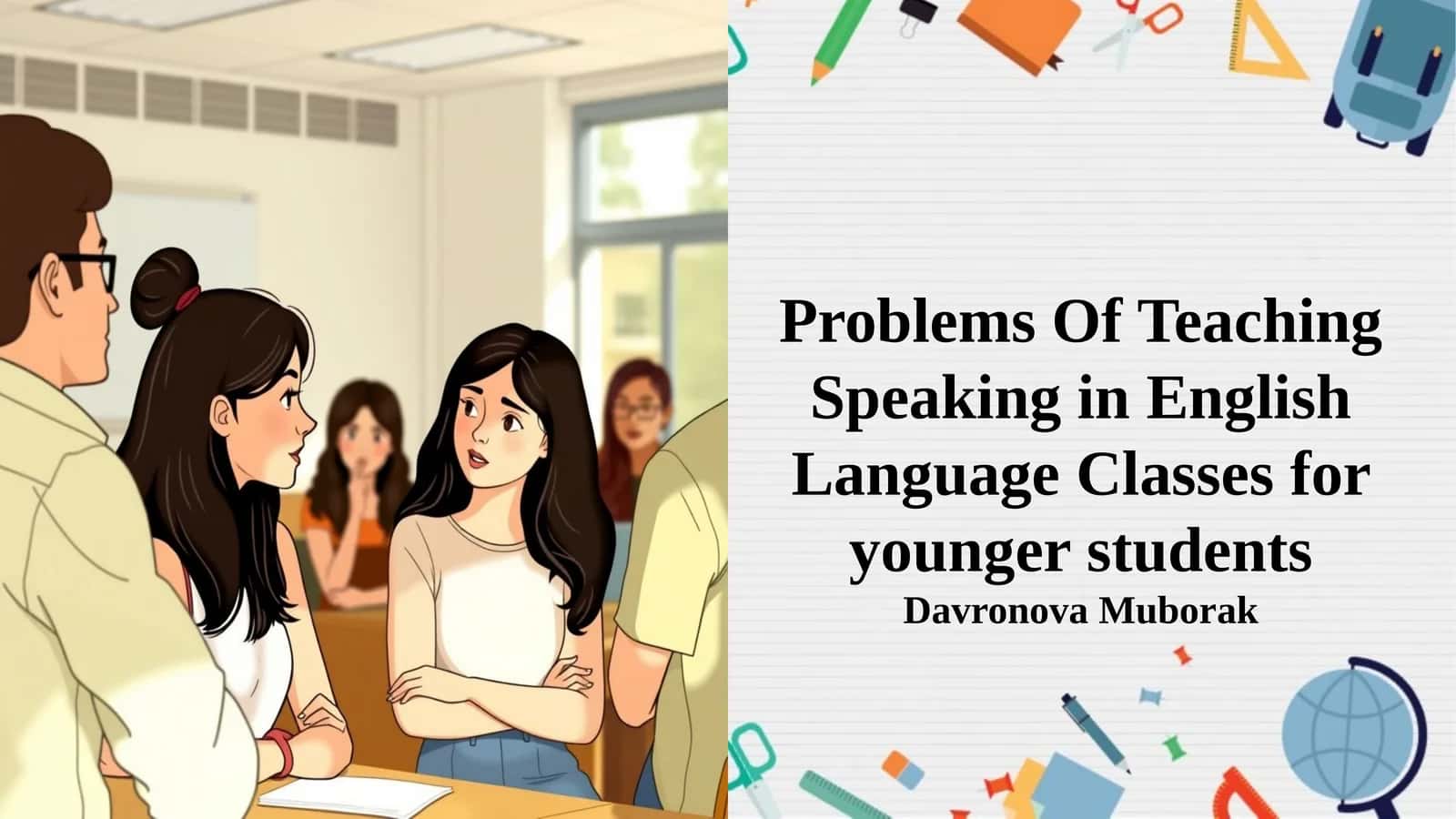 Problems Of Teaching Speaking in English Language Classes for younger students 1
