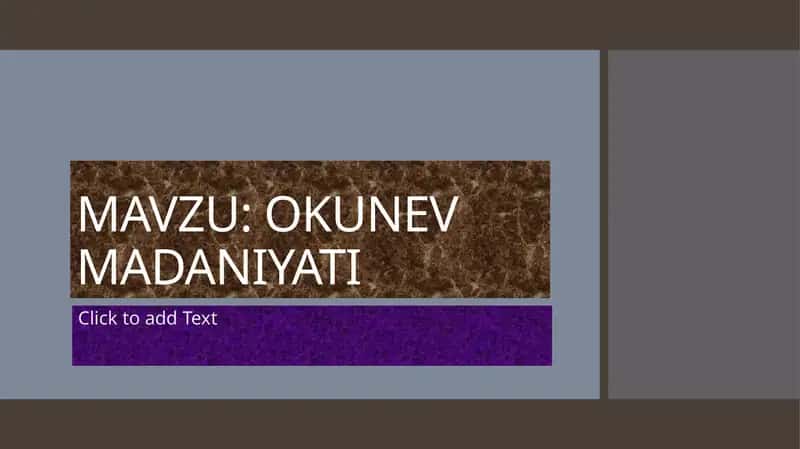 OKUNEV MADANIYATI 1