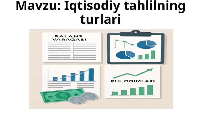 Iqtisodiy tahlilning turlari 1
