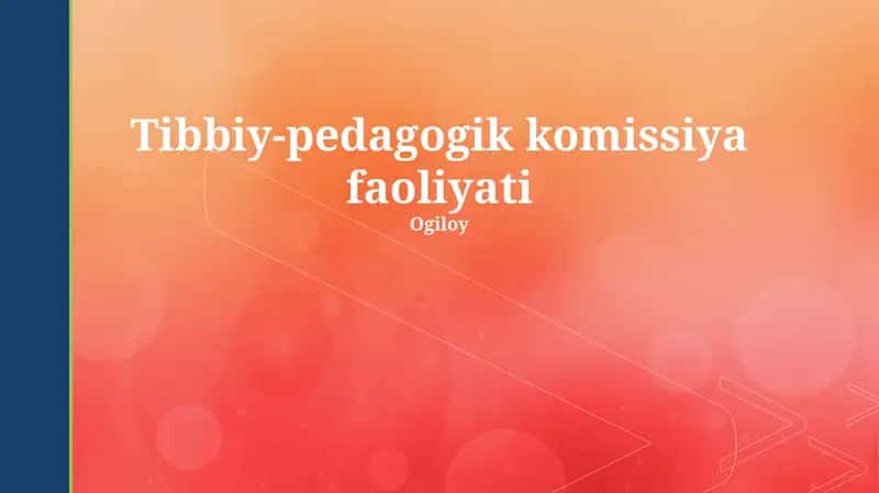 Tibbiy-pedagogik komissiya faoliyati 1