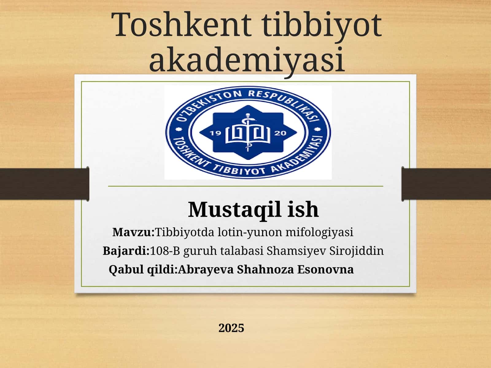 Tibbiyotda lotin-yunon mifologiyasi 1