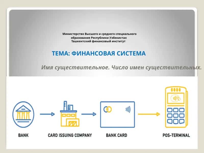 Финансовая система 1