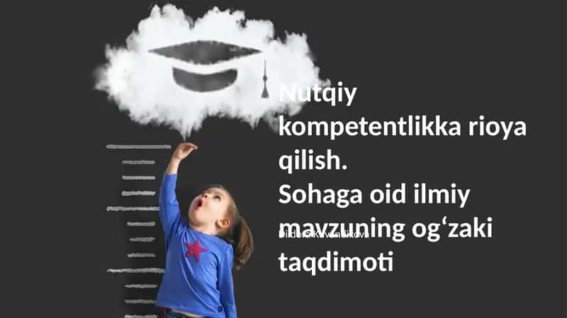 Nutqiy kompetentlikka rioya qilish 1