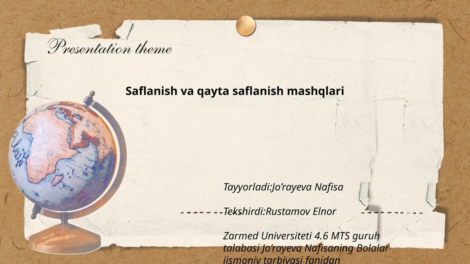 Saflanish va qayta saflanish mashqlari 1
