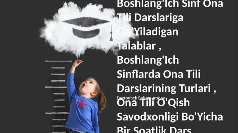 Ona Tilining O'Qitishning Maqsadi Va Vazifalari 1