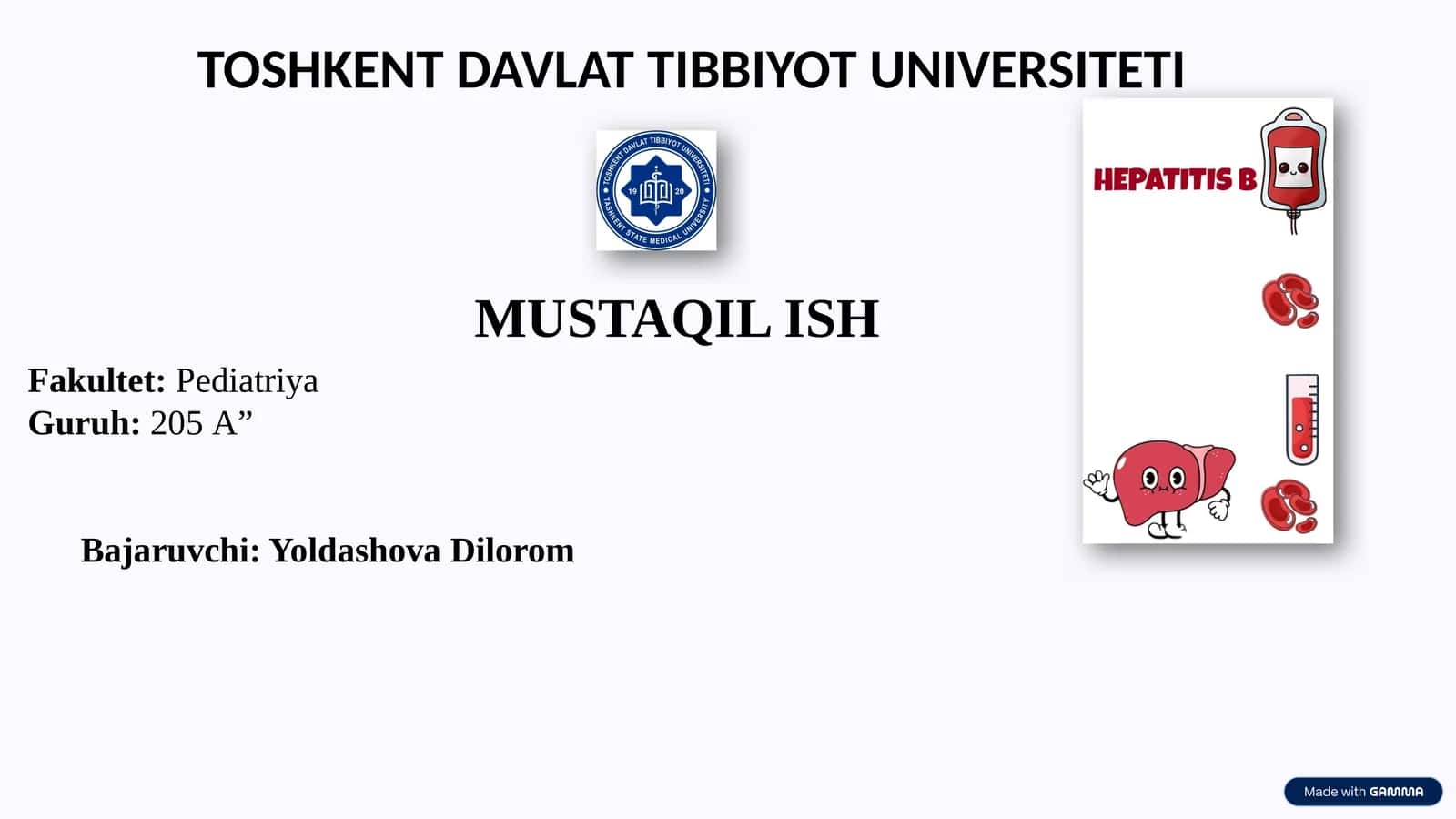Surunkali Gepatitlar va Xolesistirlarda Yog' Hazmlanishi Buzilishi 1