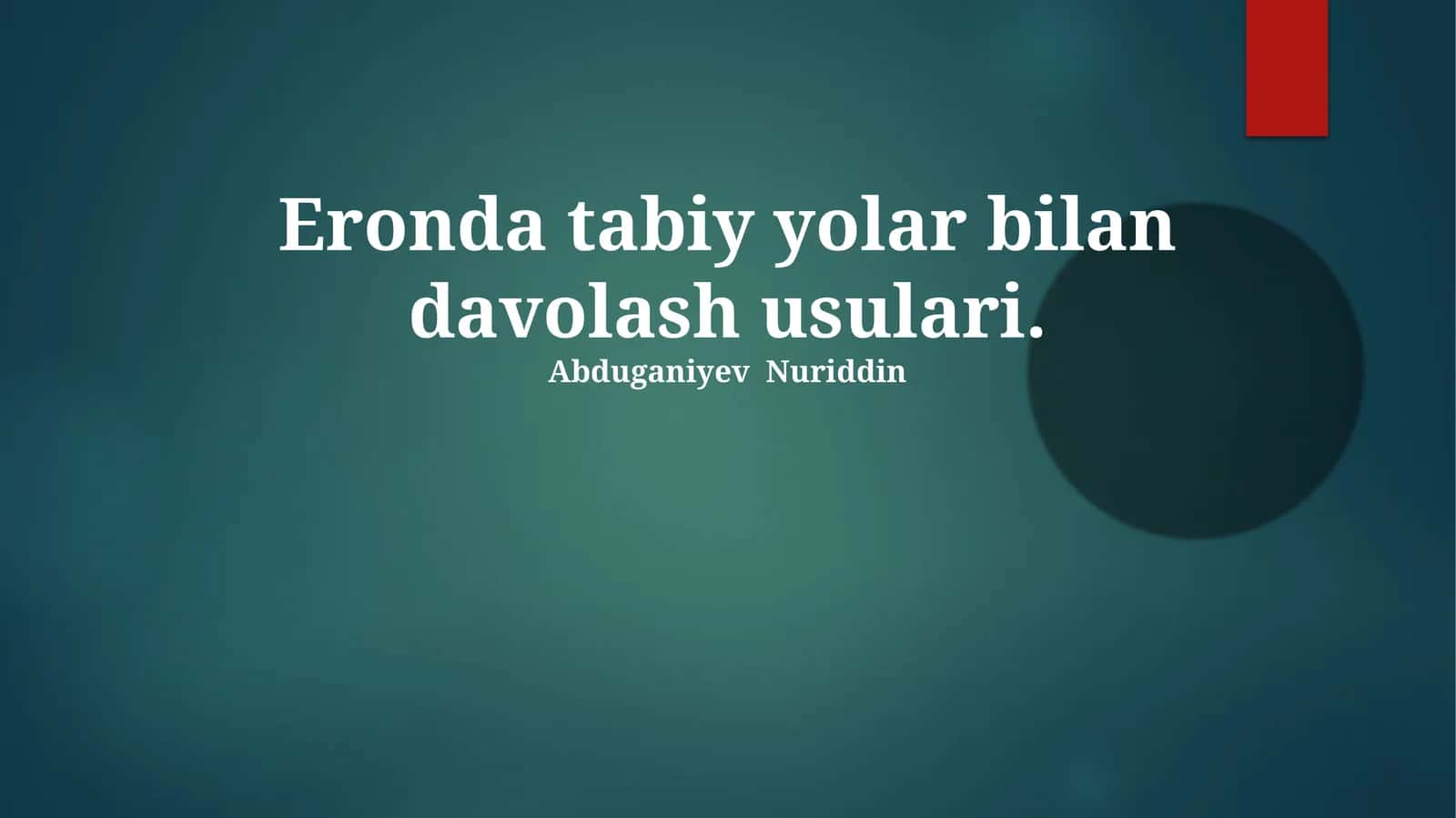 O'simlik dorilari va ularning qo'llanilishi 1