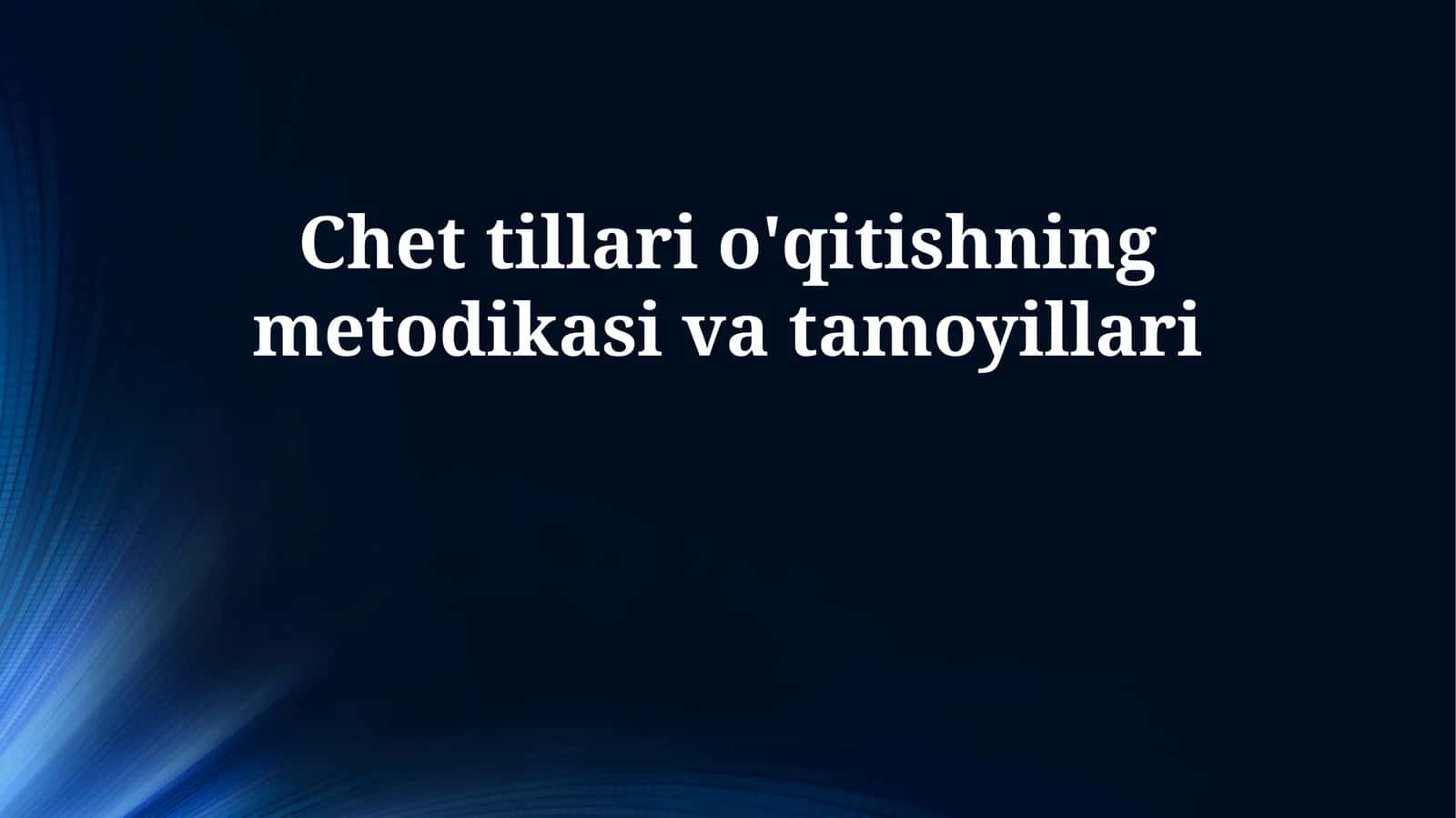 Shaxmat o'qitish metodikasi 1