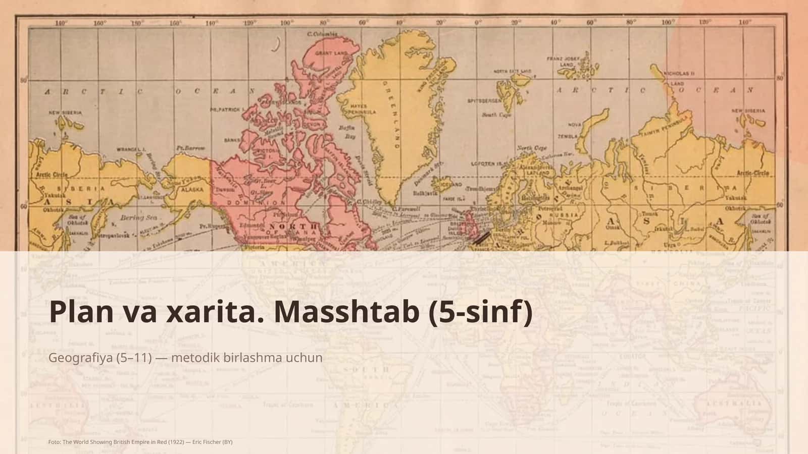 Plan va xarita. Masshtab (5-sinf) 1