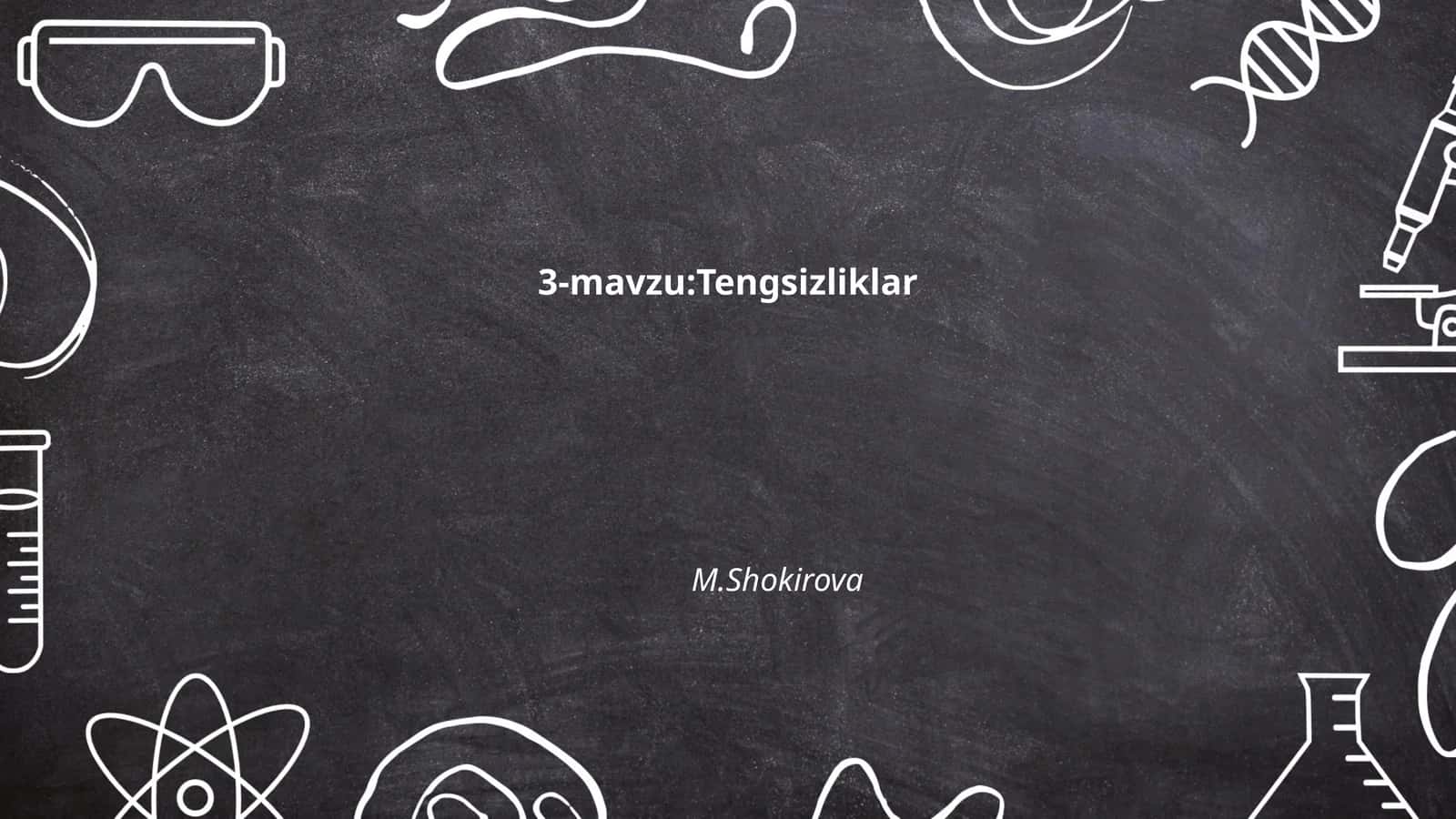 Chiziqli Tengsizliklar 1