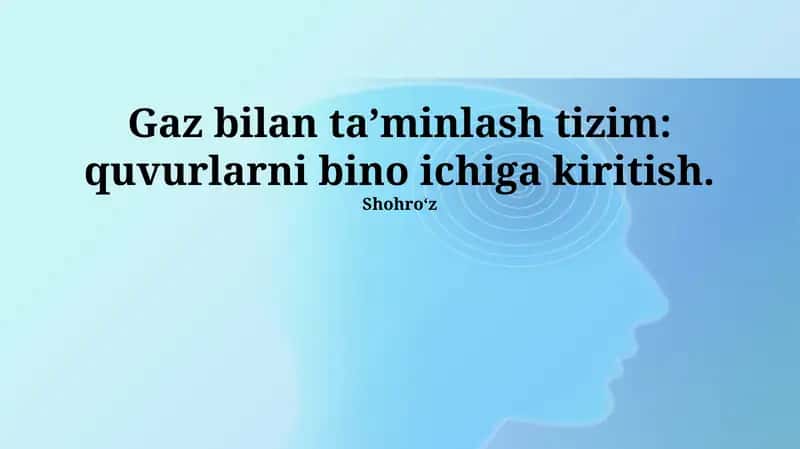 Gaz Ta'minoti Tizimi 1