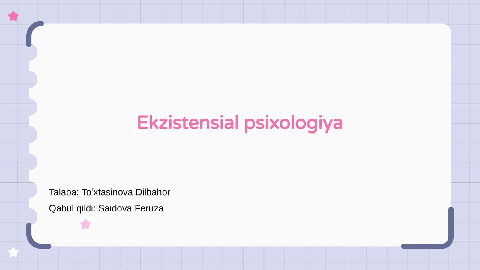 Ekzistensial psixologiya 1