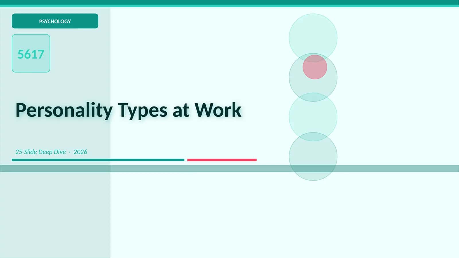 Personality Types at Work 1