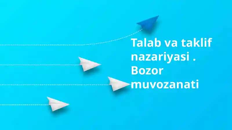 Talab va Taklif Asoslari