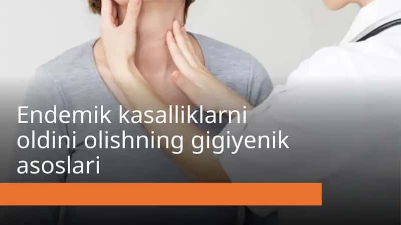 Endemik kasalliklarni oldini olishning gigiyenik asoslari 1