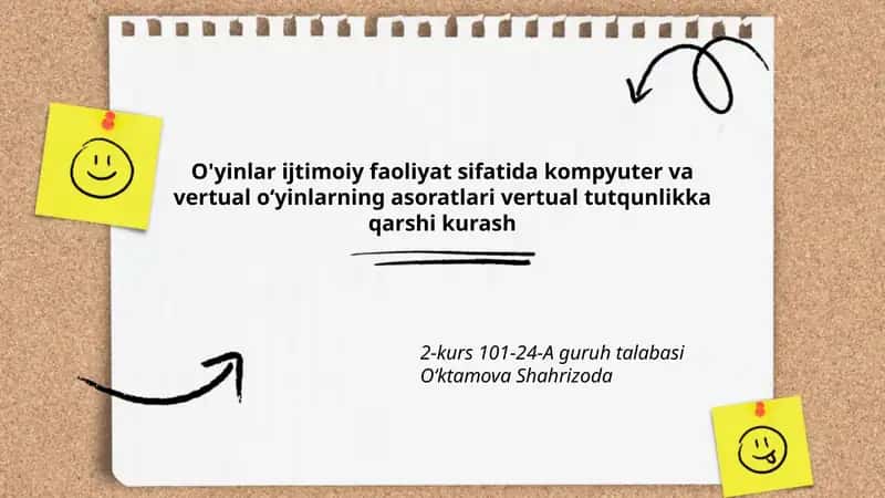 O'yinlar ijtimoiy faoliyat sifatida 1