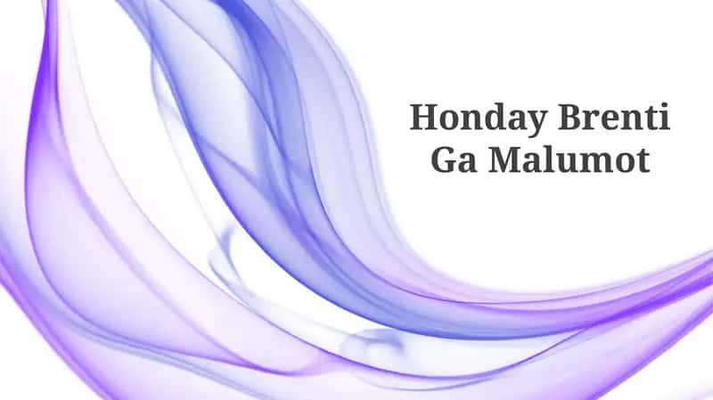 Honday Brenti Ga Malumot 1