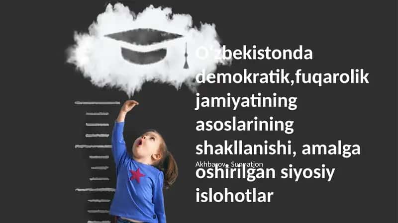 Siyosiy Islohotlarni Amalga Oshirish: Yangi O'zbekiston 1