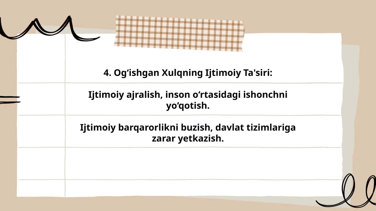 Og‘ishgan Xulqning Ijtimoiy Ta'siri 1