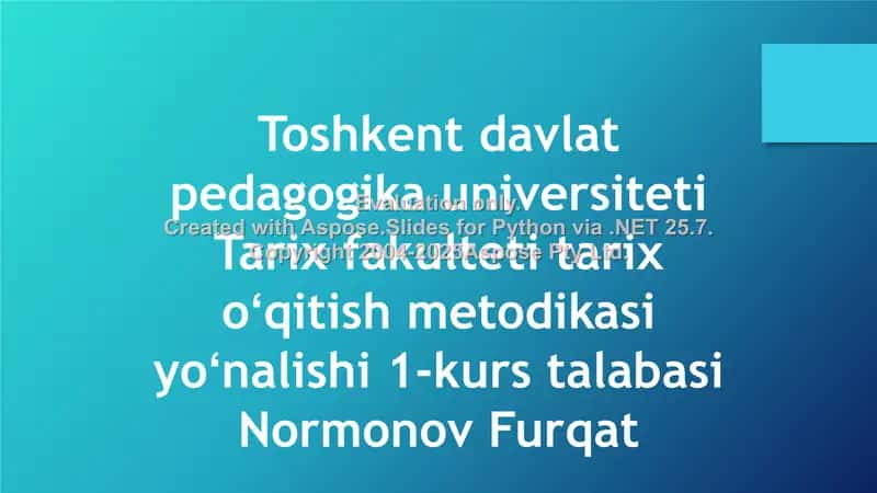 Toshkent davlat pedagogika universiteti 1