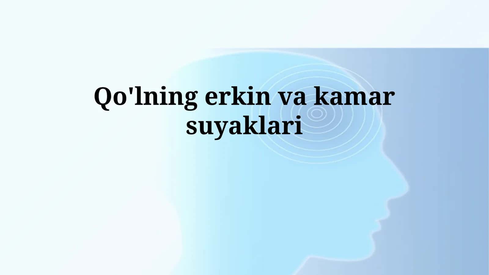 Qo'lning erkin vakamarsuyaklari 1