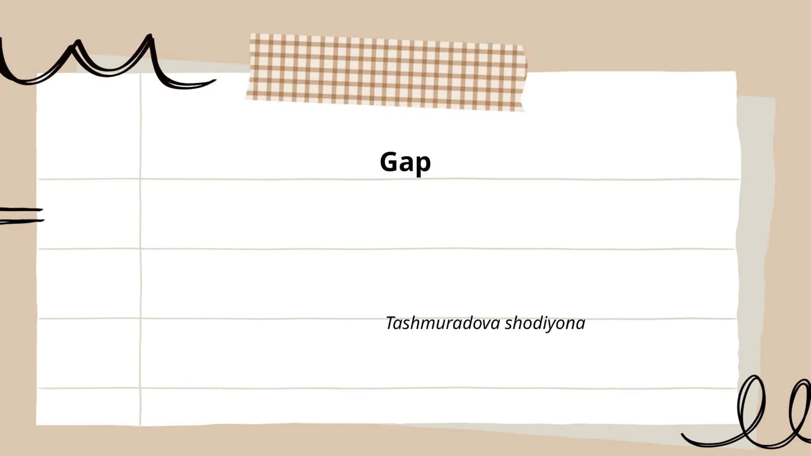 Gap tushunchasi va taʼrifi 1