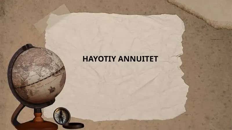Hayotiy annuitet 1