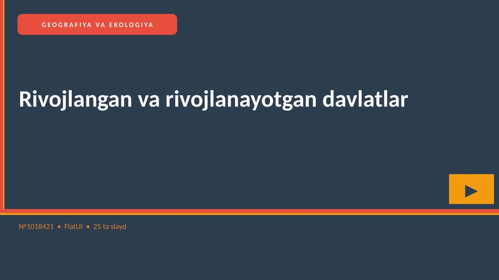 GEOGRAFIYA VA EKOLOGIYA 1