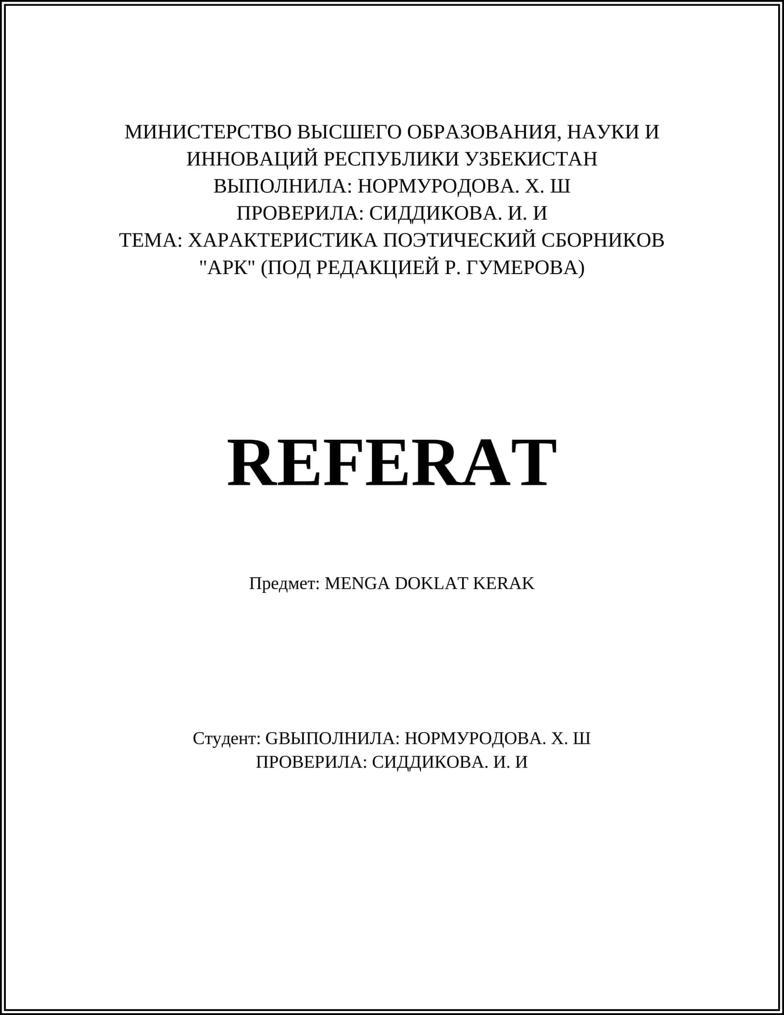 MENGA DOKLAT KERAK 1