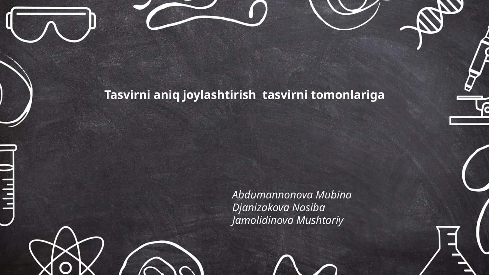 Tasvirni aniq joylashtirish tasvirni tomonlariga 1