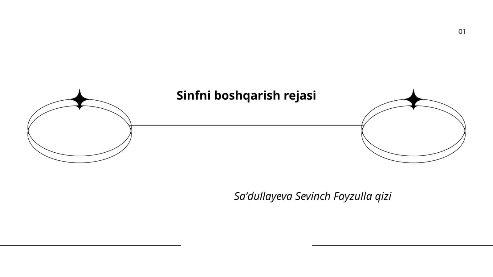 Sinfni boshqarish rejasi 1