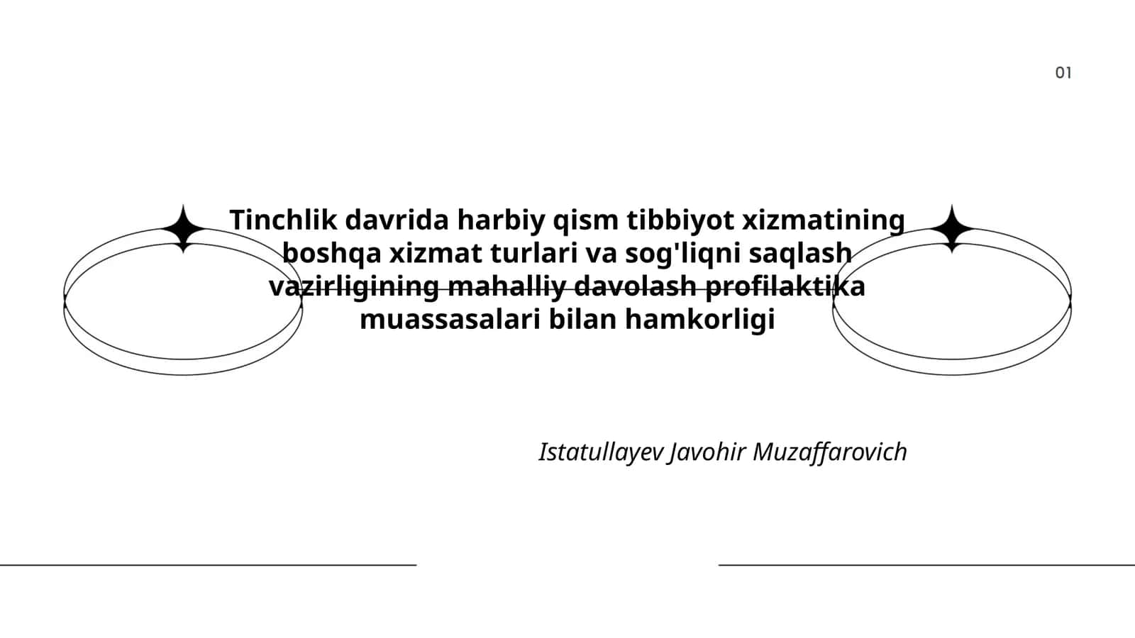 Tinchlik davrida harbiy qism tibbiyot xizmati 1