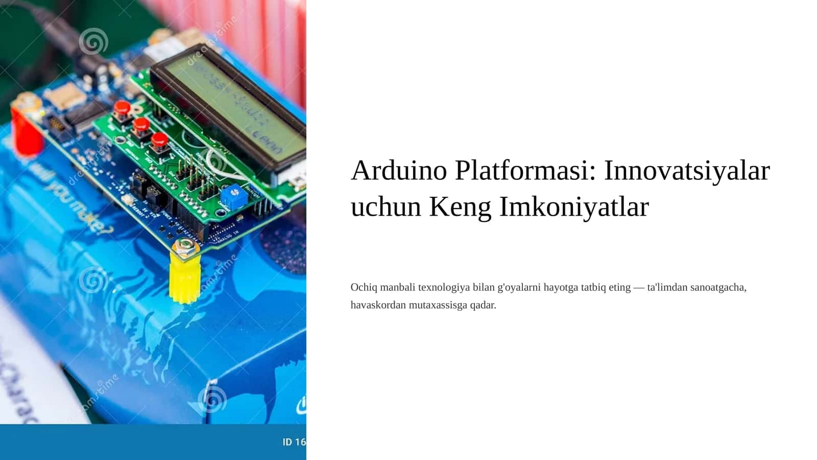 Arduino Platformasi: Innovatsiyalar uchun Keng Imkoniyatlar 1