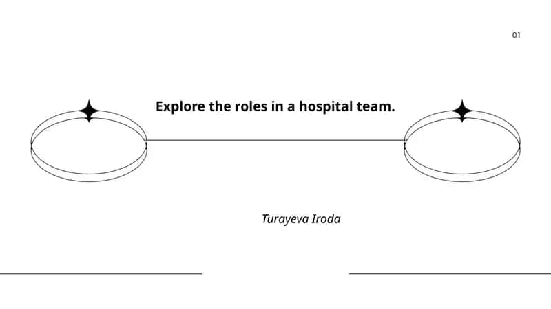 Roles in a Hospital Team 1