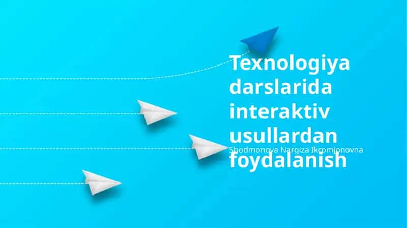 Interaktiv texnologiyalar 1