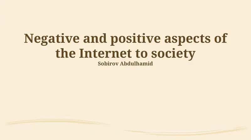 The Dark Side of the Digital World 1