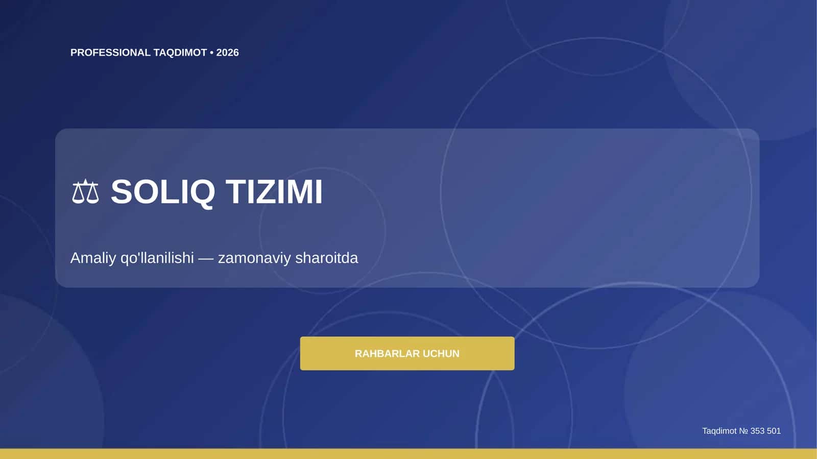 SOLIQ TIZIMI 1