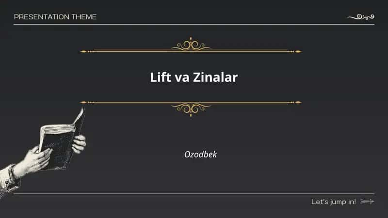 Lift va Zinalar 1